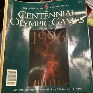 Centennial Olympic Games Souvenir Program 1996 Olympics official souvenir